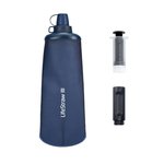 LifeStraw - Peak Series Collapsible Squeeze 1L Bottle with Filter-equipment-Living Simply Auckland Ltd